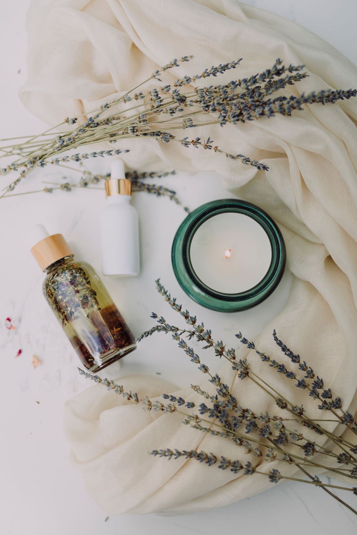 Moody spa ambiance at Moonlight Nail Studio